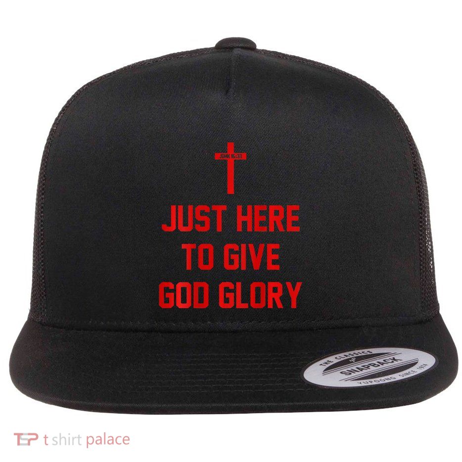 Jesus Won Just Here To Give God Glory Ohio Pride Flatbill Hat