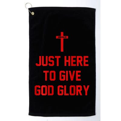 Jesus Won Just Here To Give God Glory Ohio Pride Golf Towel