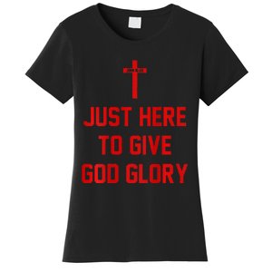 Jesus Won Just Here To Give God Glory Ohio Pride Women's T-Shirt