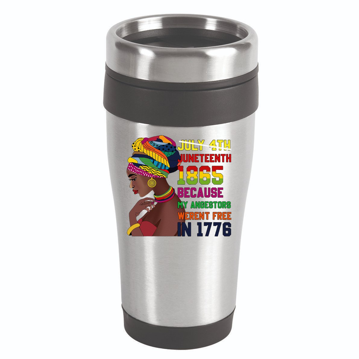 Juneteenth Women Juneteenth Shirts African American 16oz Travel Tumbler
