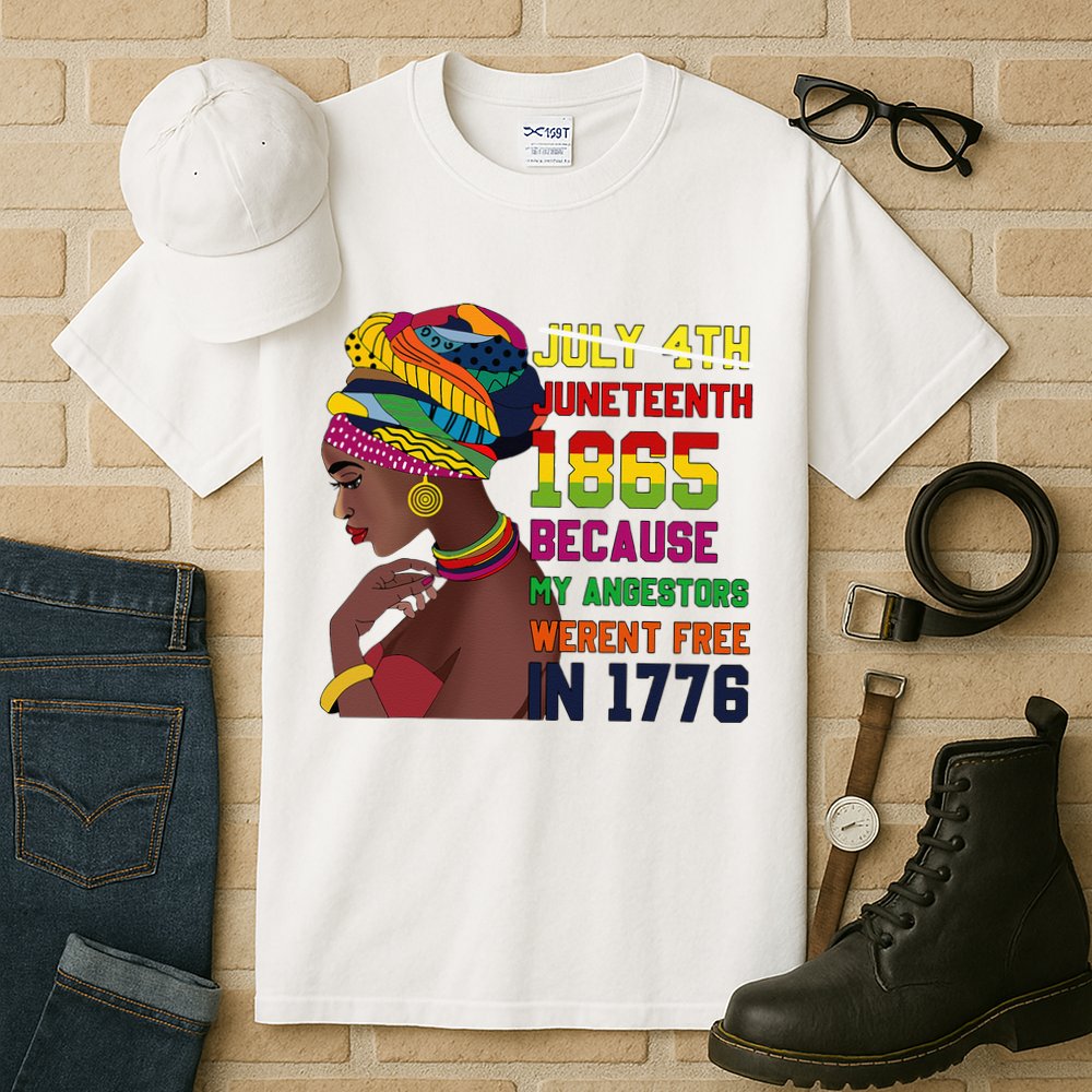 Juneteenth Women Juneteenth Shirts African American Tall T-Shirt