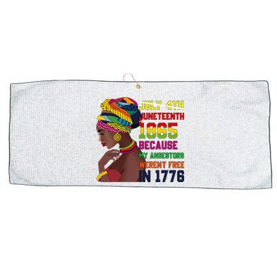 Juneteenth Women Juneteenth Shirts African American Large Microfiber Waffle Golf Towel