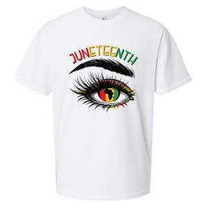 Juneteenth Women Juneteenth Shirts African American Sueded Cloud Jersey T-Shirt