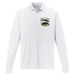 Juneteenth Women Juneteenth Shirts African American Performance Long Sleeve Polo