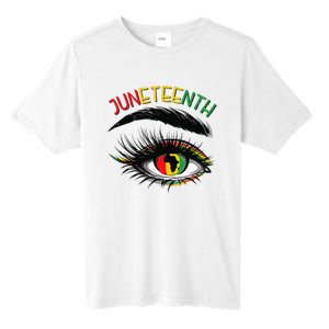 Juneteenth Women Juneteenth Shirts African American Tall Fusion ChromaSoft Performance T-Shirt