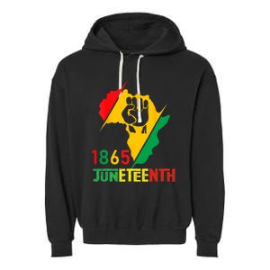 Juneteenth Women Juneteenth Shirts 1865 Juneteenth Garment-Dyed Fleece Hoodie