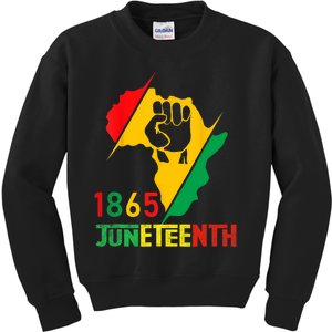 Juneteenth Women Juneteenth Shirts 1865 Juneteenth Kids Sweatshirt