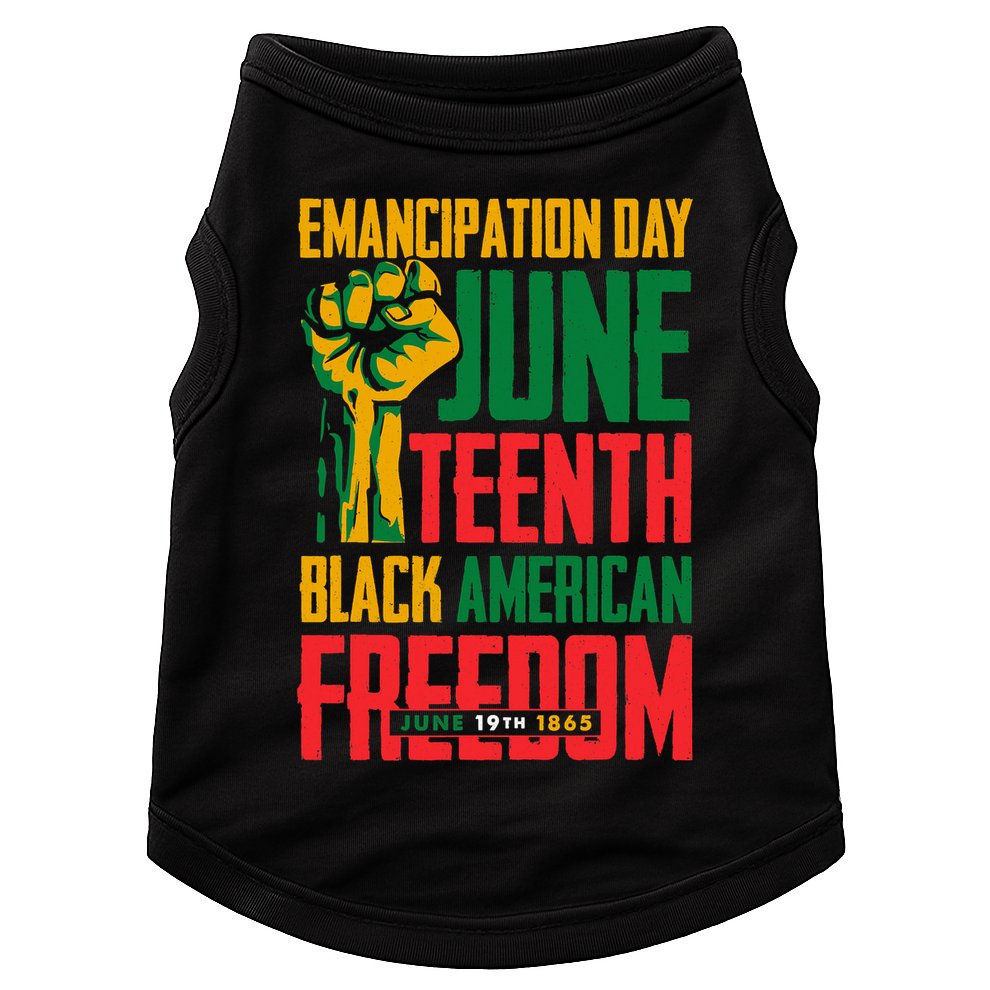 Juneteenth Women Juneteenth For Men Freedom Doggie Tank