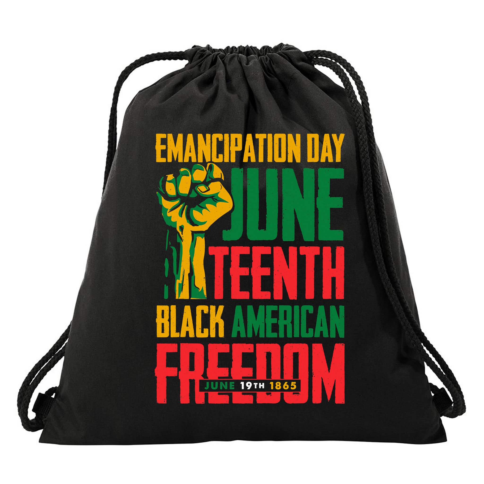 Juneteenth Women Juneteenth For Men Freedom Drawstring Bag