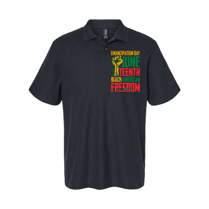 Juneteenth Women Juneteenth For Men Freedom Softstyle Adult Sport Polo