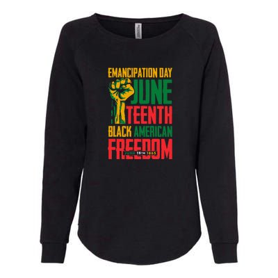 Juneteenth Women Juneteenth For Men Freedom Womens California Wash Sweatshirt