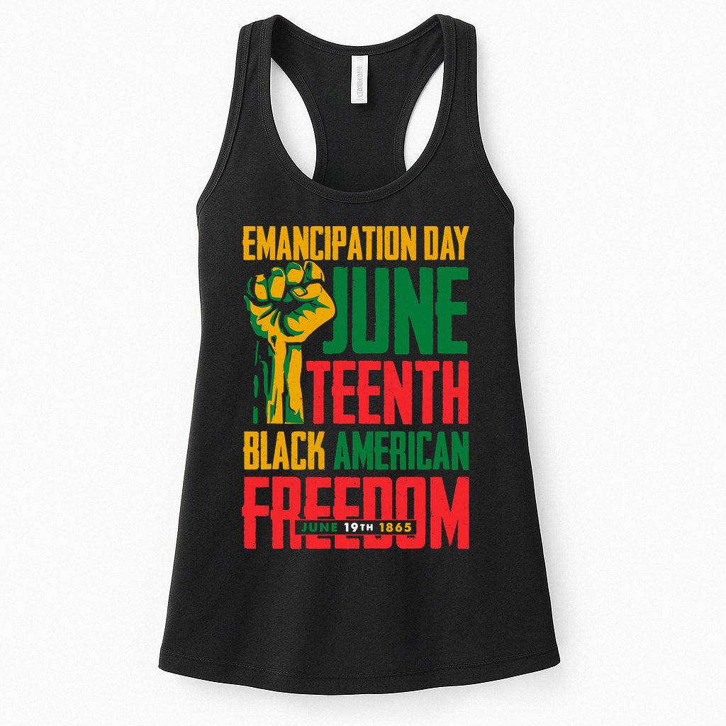 Juneteenth Women Juneteenth For Men Freedom Womens Tank Top