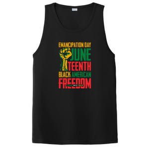 Juneteenth Women Juneteenth For Men Freedom PosiCharge Competitor Tank