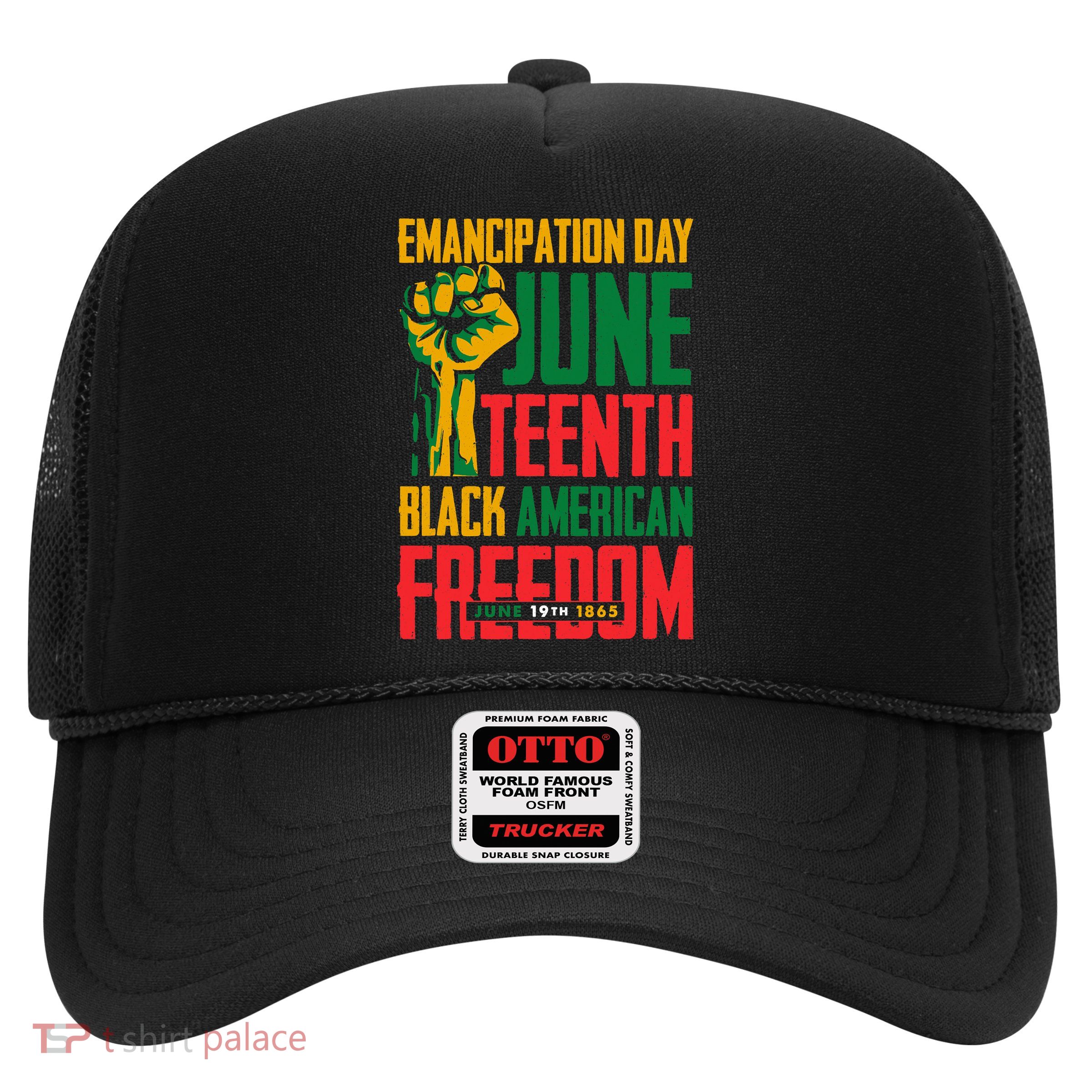 Juneteenth Women Juneteenth For Men Freedom Trucker Hat