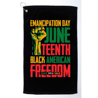 Juneteenth Women Juneteenth For Men Freedom Golf Towel