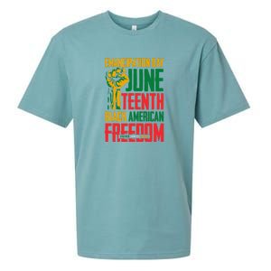 Juneteenth Women Juneteenth For Men Freedom Sueded Cloud Jersey T-Shirt