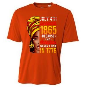 Juneteenth Women Juneteenth African American Cooling Performance Crew T-Shirt