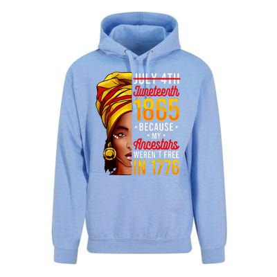 Juneteenth Women Juneteenth African American Unisex Surf Hoodie