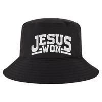 Jesus Won Just Here To Give God Glory Ohio Pride Cool Comfort Performance Bucket Hat