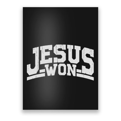 Jesus Won Just Here To Give God Glory Ohio Pride Poster