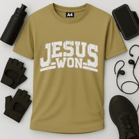 Jesus Won Just Here To Give God Glory Ohio Pride Cooling Performance Crew T-Shirt