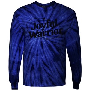 Joyful Warrior Kamala Harris Tim Walz Waltz 2024 Tie-Dye Long Sleeve Shirt