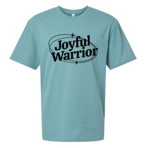 Joyful Warrior Kamala Harris Tim Walz Waltz 2024 Sueded Cloud Jersey T-Shirt