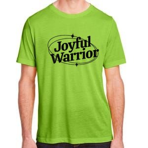 Joyful Warrior Kamala Harris Tim Walz Waltz 2024 Adult ChromaSoft Performance T-Shirt