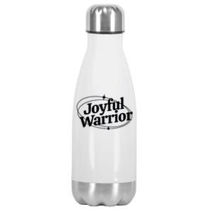 Joyful Warrior Kamala Harris Tim Walz Waltz 2024 Stainless Steel Insulated Water Bottle