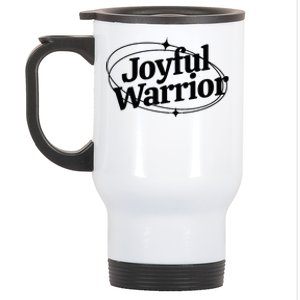 Joyful Warrior Kamala Harris Tim Walz Waltz 2024 Stainless Steel Travel Mug