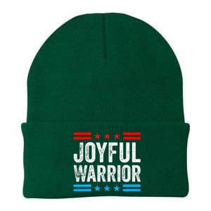 Joyful Warrior Kamala Waltz 2024 Kamala Harris Tim Walz Knit Cap Winter Beanie