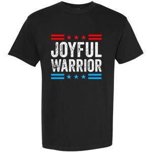 Joyful Warrior Kamala Waltz 2024 Kamala Harris Tim Walz Garment-Dyed Heavyweight T-Shirt