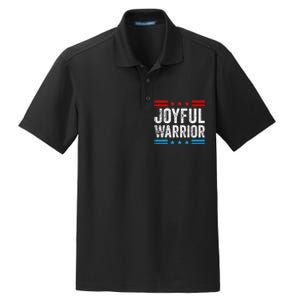 Joyful Warrior Kamala Waltz 2024 Kamala Harris Tim Walz Dry Zone Grid Polo