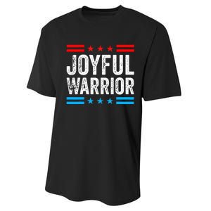 Joyful Warrior Kamala Waltz 2024 Kamala Harris Tim Walz Performance Sprint T-Shirt