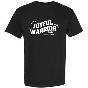 Joyful Warrior Kamala Harris Tim Walz Waltz 2024 Garment-Dyed Heavyweight T-Shirt