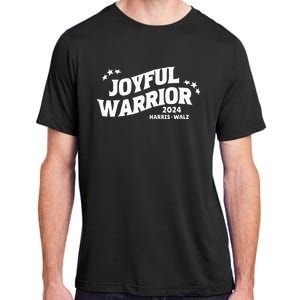 Joyful Warrior Kamala Harris Tim Walz Waltz 2024 Adult ChromaSoft Performance T-Shirt