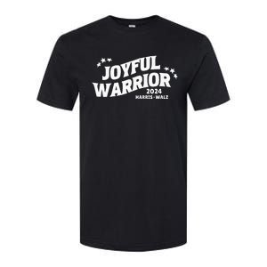 Joyful Warrior Kamala Harris Tim Walz Waltz 2024 Softstyle CVC T-Shirt