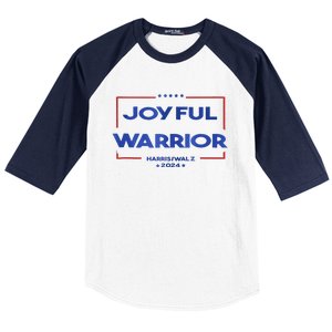 Joyful Warrior Kamala Harris Tim Walz Harris 2024 Baseball Sleeve Shirt