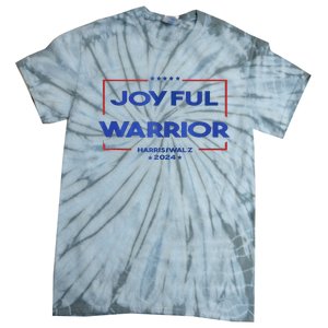 Joyful Warrior Kamala Harris Tim Walz Harris 2024 Tie-Dye T-Shirt