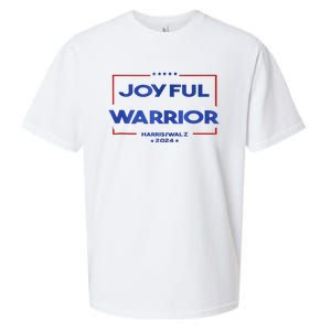 Joyful Warrior Kamala Harris Tim Walz Harris 2024 Sueded Cloud Jersey T-Shirt