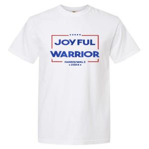 Joyful Warrior Kamala Harris Tim Walz Harris 2024 Garment-Dyed Heavyweight T-Shirt