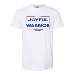 Joyful Warrior Kamala Harris Tim Walz Harris 2024 Softstyle CVC T-Shirt