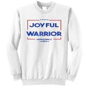 Joyful Warrior Kamala Harris Tim Walz Harris 2024 Sweatshirt