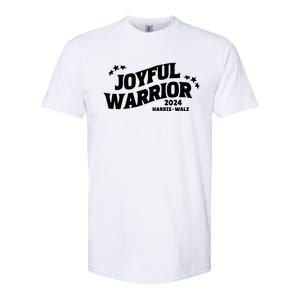 Joyful Warrior Kamala Harris Tim Walz Waltz 2024 Softstyle CVC T-Shirt