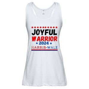 Joyful Warrior Kamala Harris Tim Walz 2024 Ladies Essential Flowy Tank