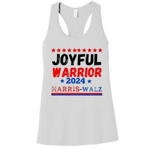 Joyful Warrior Kamala Harris Tim Walz 2024 Women's Racerback Tank