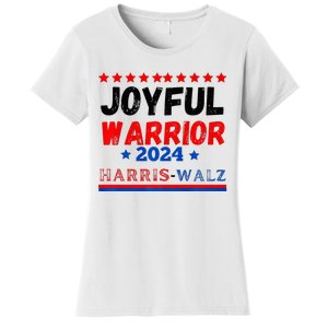 Joyful Warrior Kamala Harris Tim Walz 2024 Women's T-Shirt