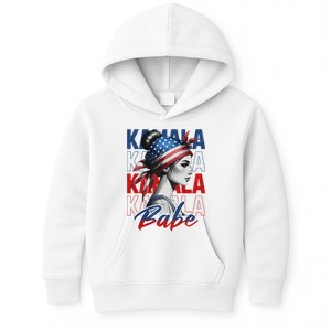 Joyful Warrior Kamala Harris Tim Waltz Waltz 2024 Kids Hoodie