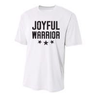 Joyful Warrior Kamala 2024 Joyful Warrior Youth Performance Sprint T-Shirt