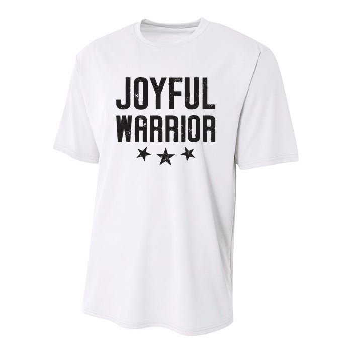 Joyful Warrior Kamala 2024 Joyful Warrior Youth Performance Sprint T-Shirt